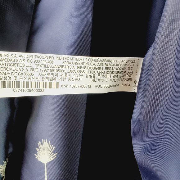 Zara dandelion pants crop jacket set jacquard NWOT a sold-out bloggers' favorite - Picture 12 of 12